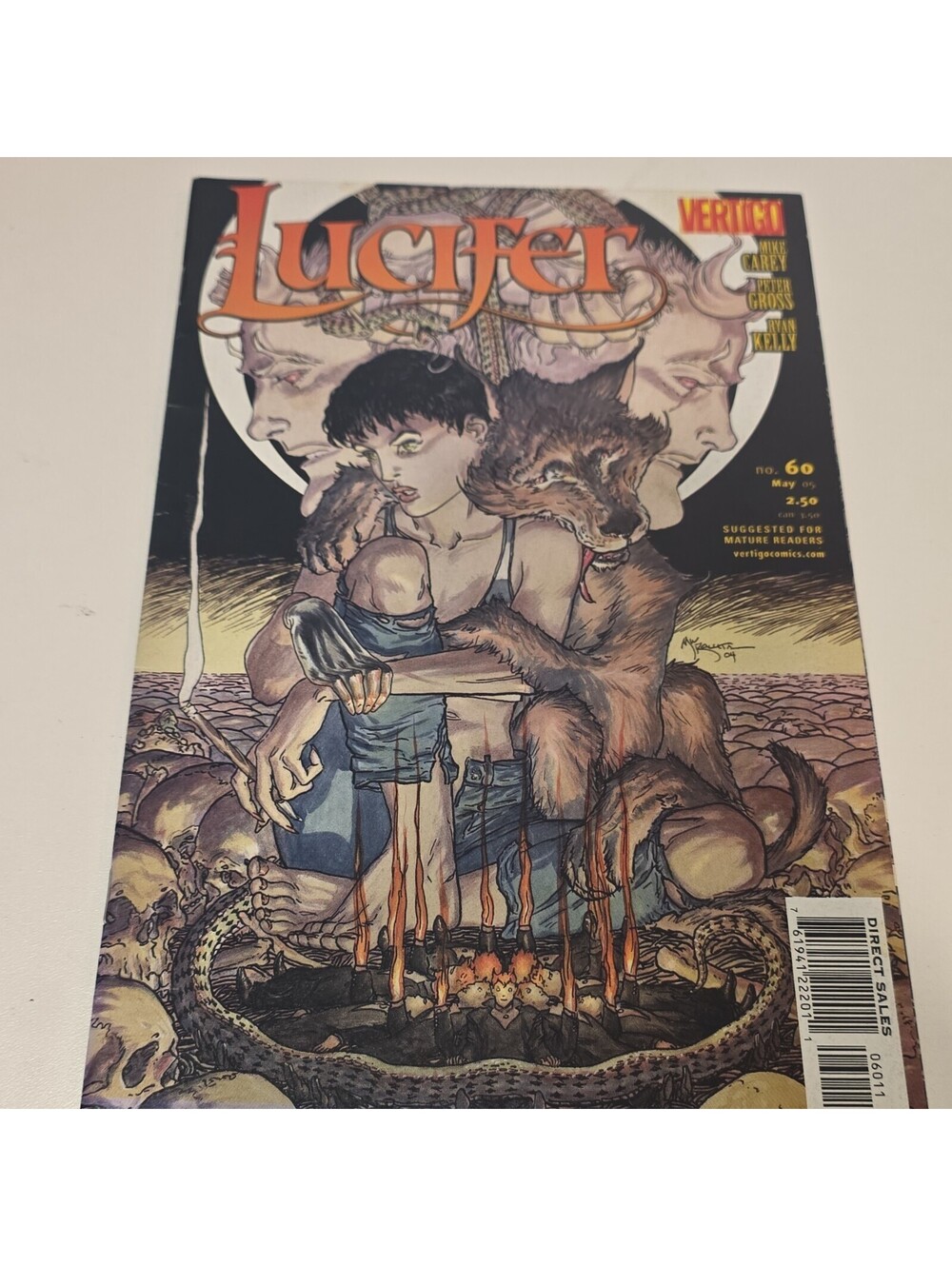 Vertigo/DC Lucifer #60 Single Issue Comic Color Carey Gross Kelly